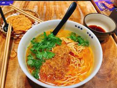 蟹黄油野生笋衣捞面-和府捞面(东直门银座店)