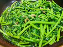 啫啫虾酱空心菜-熠盛粤味(永康路店)