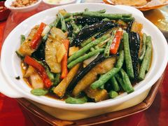 茄子炒豆角-顺德美食坊(南沙分店)