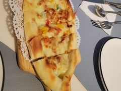 鸡肉奶酪皮塔饼-伊斯坦布尔土耳其清真咖啡餐厅