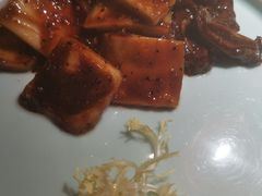 牛仔骨炒年糕-绿茶餐厅(深圳龙华天虹购物中心店)