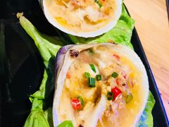 烤海蚌-路边摊小炉子烧烤