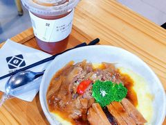 肥牛照烧鸡肉双拼饭-豆恩咖餐(厦大翔安店)