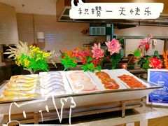 自助取餐区-广州希尔顿逸林酒店-OPEN開·全日制餐厅·海鲜·小火锅·自助餐(东风路店)
