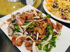 孜然牛肉-龙香居海鲜浑锅家常菜·特色驴肉