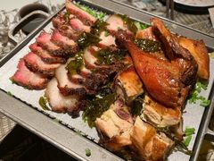 绿茶葱香烤鸡烤肉合拼-绿茶餐厅(松江万达店)