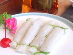竹笙虾卷-大匠工房古船木艺术餐厅·猪肚鸡专门店(长白仙岛店)