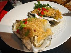 烤蒜蓉粉丝生蚝-鸭绿江海鲜烧烤大排档(杏林街店)