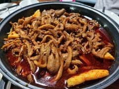 -老红桥炸灌肠牛肚锅烧烤(定福庄店)