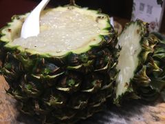 傣家传统菠萝饭-粘芭喃腊云南的菜