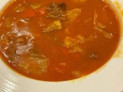番茄牛肉牛筋浓汤-玛格萝妮比萨屋(四平店)