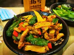 仔姜炒鸡-江味龙虾馆·裸蓝龙虾(南山店)