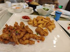 椒盐排条配臭豆腐-老人和饭店(打浦路店)