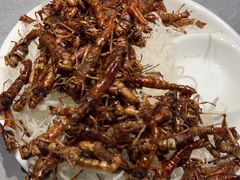 干炸蚂蚱-鼎原力量东北吊炉烧烤(临河街店)