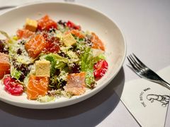 新西兰帝王鲑与鲑鱼籽沙拉-Bistro Wang 牛排馆