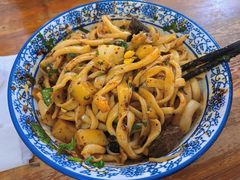 牛肉干拌拉条子-马振面(小皮院店)
