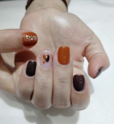 -孔雀手美甲美睫护理