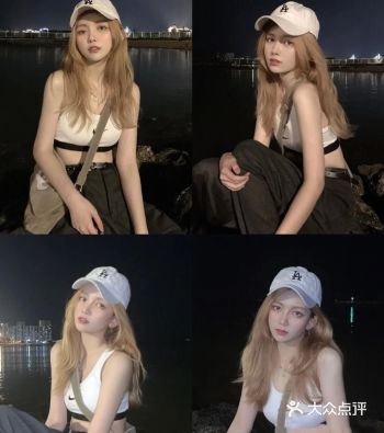 碧眼金发高挑美女既视感，显得五官精致白皙