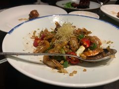 传统油爆虾-杭州西子湖四季酒店·金沙厅