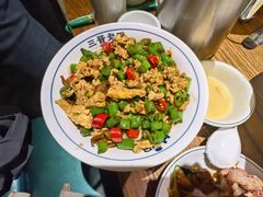 双椒牛柳鸡蛋拌面-三晋老田饸饹面(中大街店)