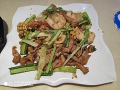 葱段爆三样-天津乾毓德饭庄·清真传统炒菜·海鲜烧烤(咸阳路店)