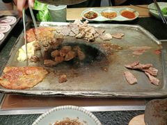 一米长盘猪五花-犟牛家·榴莲烤肉(五棵松店)