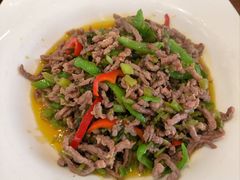 雪菜牛肉丝-食光慢宴·安吉土菜馆