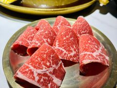 澳洲雪花三角肉-猪啊牛呀羊啊铜盘烤肉(正大广场店)