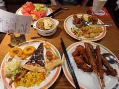 草莓巧克力比萨-比格比萨自助(万柳华联店)