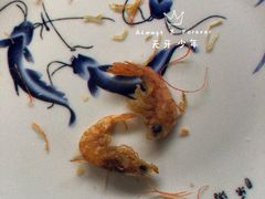 炸河虾-姥家大锅台水库渔家