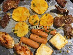 蒜香鸡翅中-胖记烤肉(江汉路店)