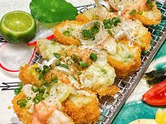 明太子樱虾薯饼-鸟山鸣·日料食堂(王府井店)