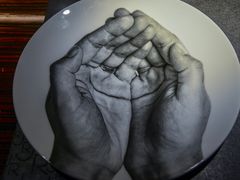 餐具摆设-L'ATELIER de Joel Robuchon(外滩18号店)