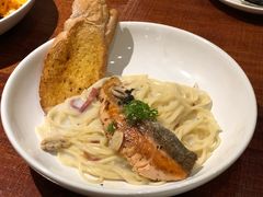 三文鱼培根黑松露汁意粉-卡朋厨房(289艺术园区店)