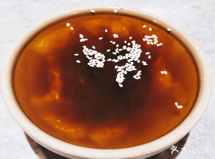玫瑰木瓜凉粉