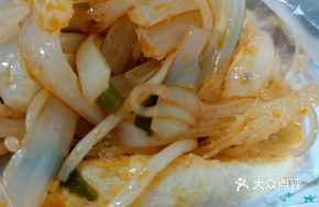 Potato Pancake with Cold Noodles and Three Vegetables Combo