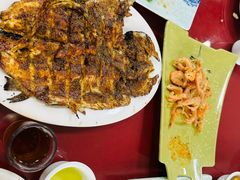 -北京龙庆四季香农家饭庄·灶台鱼·碳烤虹鳟鱼(龙庆峡店)