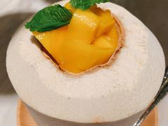芒果椰子布丁-金椰壳· 大厨新加坡菜(壹方城店)