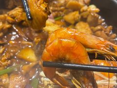 -蜀八婆鲍鱼鸡煲虾(宝安坪洲店)