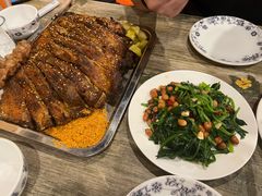 果仁菠菜-玫瑰红烤羊排(北新桥三条店)