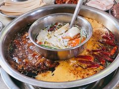 鸳鸯锅微辣-渝味黄姐火锅(黄泥村店)