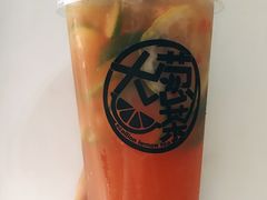 草莓柠檬茶-大葱柠檬茶scallionlemontea(中山八路富力店)