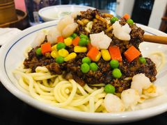 虾仁炸酱面-奎元馆.百年奎元.非遗传承(西湖边的解放路店)