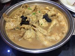 酥鱼豆腐-刘胖子家常菜·蹄花焖藕(中南店)