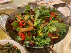 干锅大肠-辉记潮汕海鲜砂锅粥(林和西店)