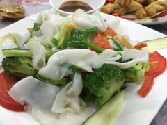 西兰花炒花枝-凤城康记饭店
