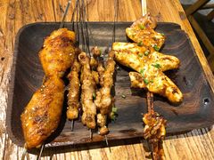 烤翅鱿鱼五花肉串-串大叔炭火烤串·鸡西大冷面刀削面(总店)