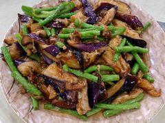豆角炒茄子-区海鸡场饭店(石壁店)