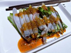 秋葵拌沙虫-黑明餐厅(白鹭洲店)