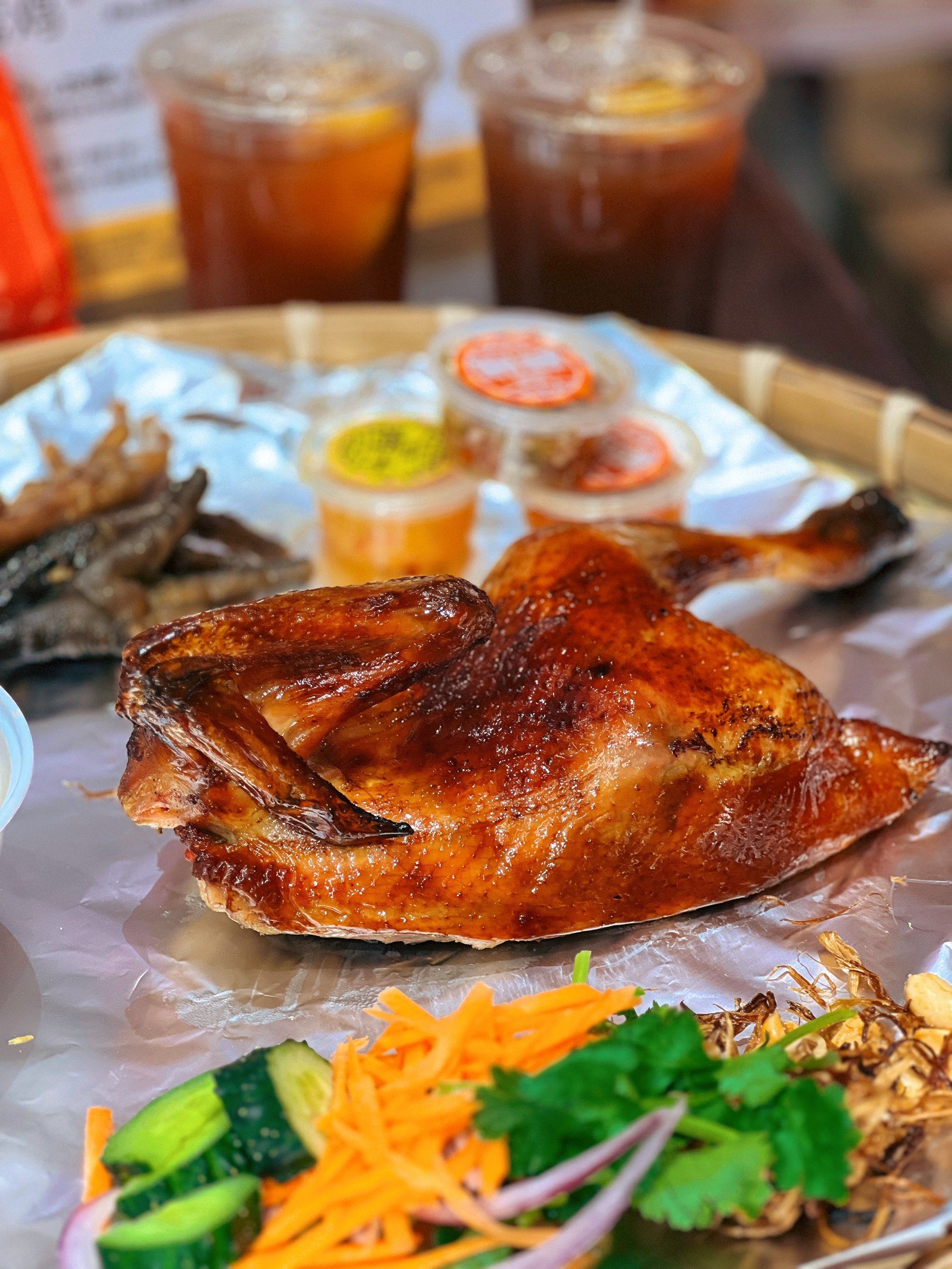 炭火烤鸡简直不要太香